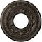 Ekena Millwork Baltimore PVC Medallion (Canopies up to 4 1/4"), 10"OD x 3 1/2"ID x 3/4"P, Metallic Dark Bronze CMP10BACDB - alternate 1